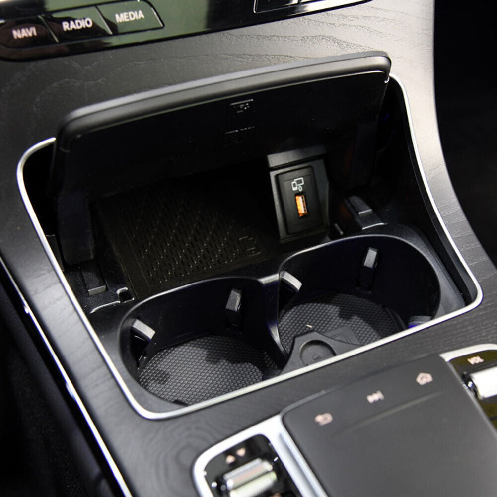 Ashtray Cup Holder Strip Trim Chrome for Mercedes Benz W253 W205 2015-2020