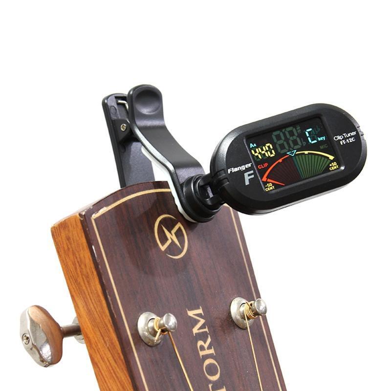 LCD Display Digital Guitar Tuner for Acoustic Guitar Bass Ukulele Guitar Parts