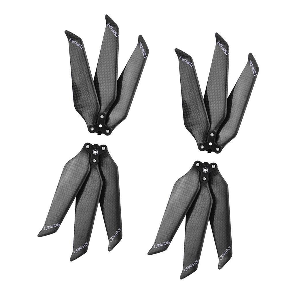 2 Pairs Low Noise 8743 Carbon  Blade Propellers for DJI  2