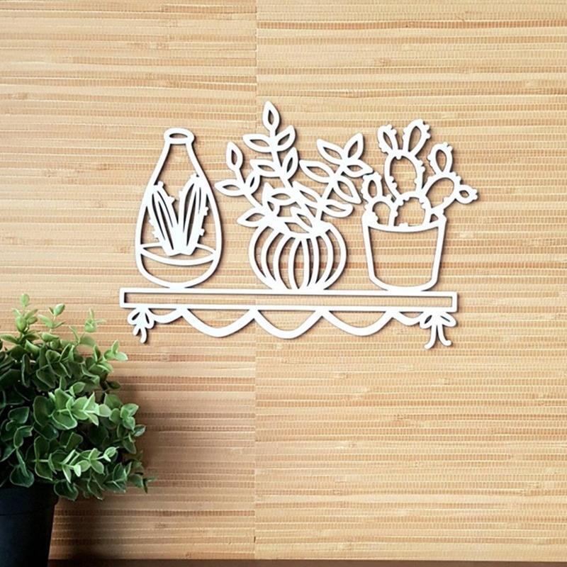 Potted Plants Metal Cutting Dies Stencil DIY Scrapbooking Album Paper Card Mold