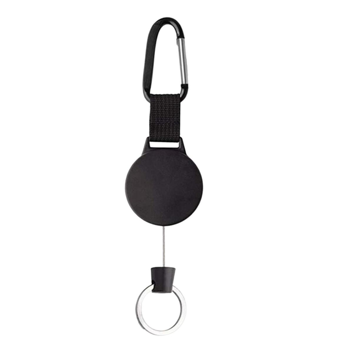 Retractable Badge Holder ID Card Holders Carabiner Key   Outdoor