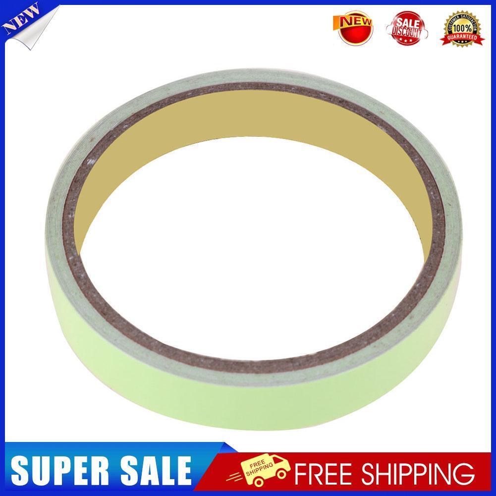 10m Luminous Warning Tape PET Night Vision Glow Tape Home Decor Tape(12mm)