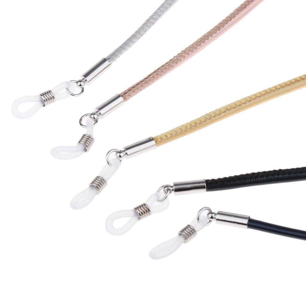 5pcs Anti-slipGlasses Strap Sunglass Eyeglass Lanyard String for Men Women 02