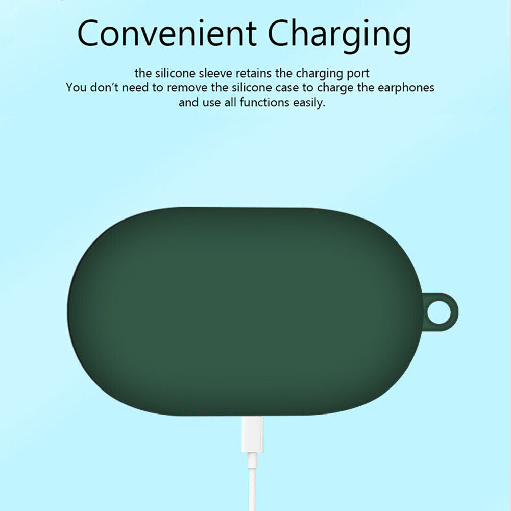 Charging Box Cases Wireless Earphone Cover for Jabra Elite 7 Pro (Green)