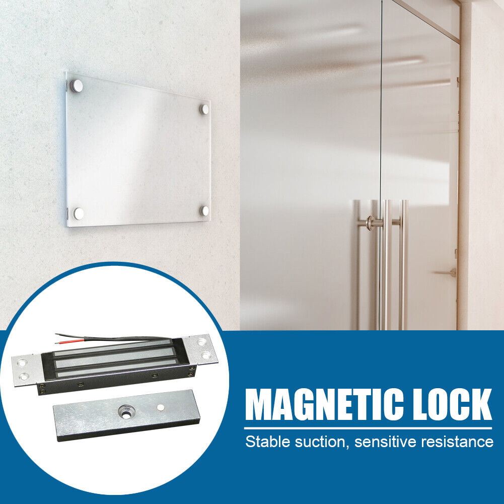 180kg/350lbs Concealed Magnetic Door Lock 12V Access Electromagnetic Lock