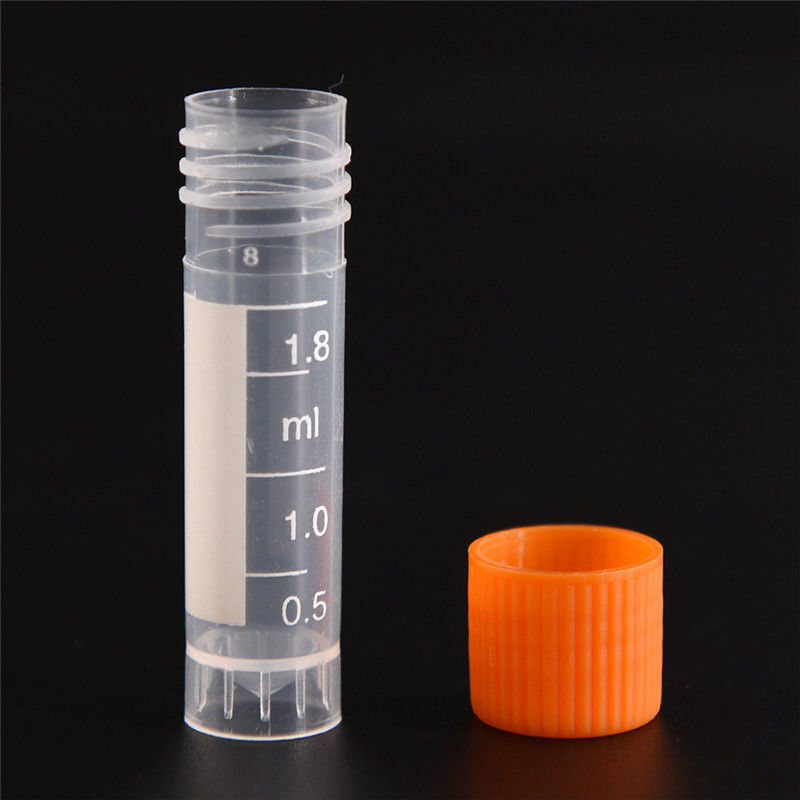 20pcs 1.8ml screw capsule bottles blending lab analyze centrifuge serum tubes Ms