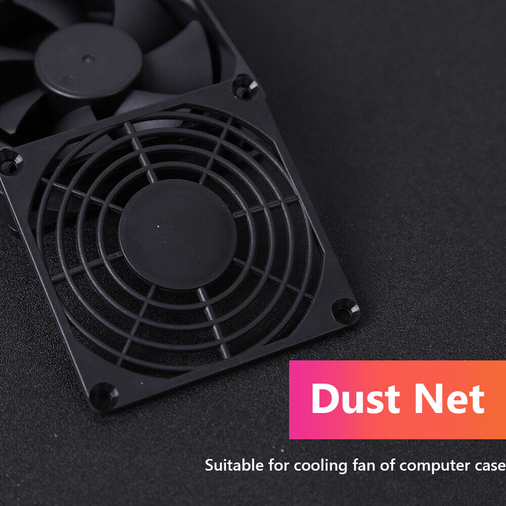 5pcs 80mm PC Computer Case Fan Dust Filter Screen Plastic Dustproof Grills