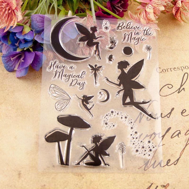Angel Silicone Clear Seal Stamp DIY Scrapbooking Embossing Photo Album Paper Art