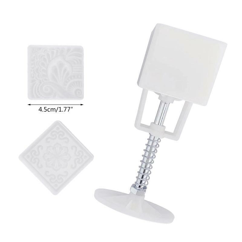50g Square Mooncake Stamps Mooncake Cutters for Mid-Autumn Festival DIY Baking