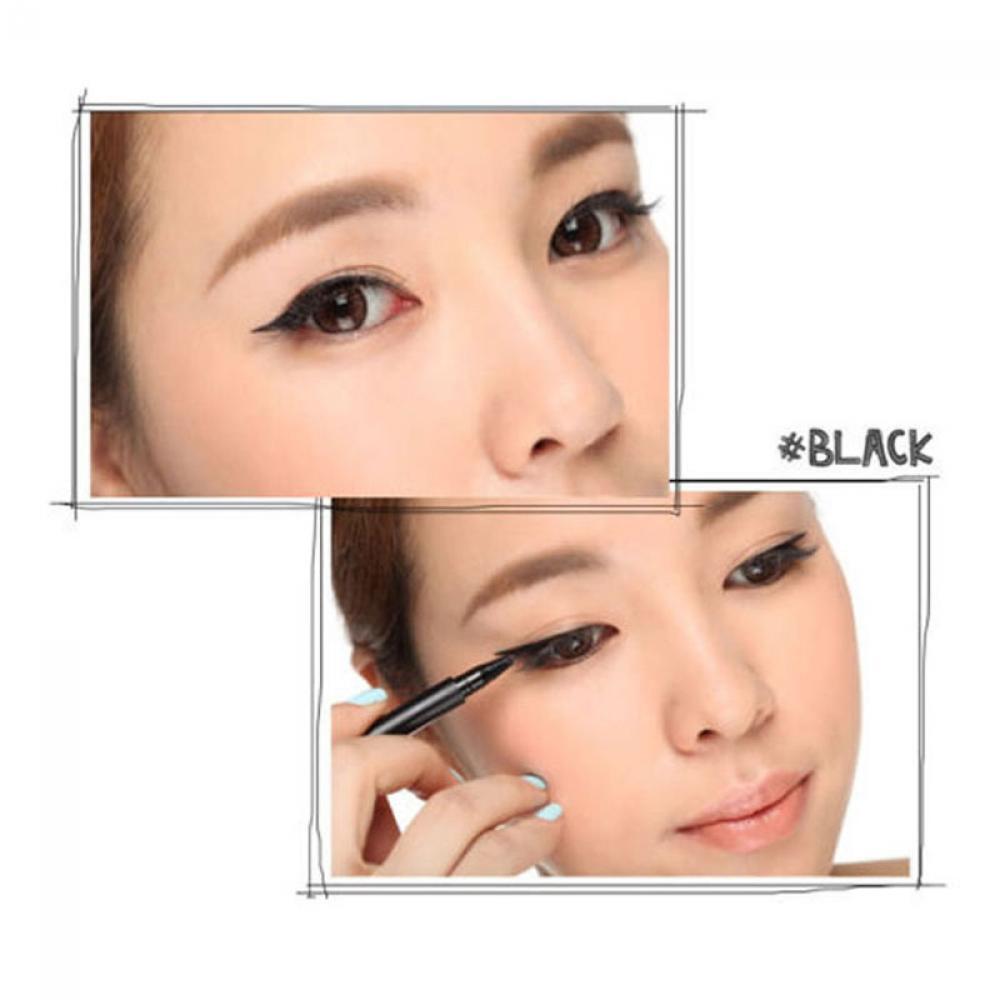 Fashion Beauty Waterproof Liquid Eyeliner Pencil Black Makeup Pen