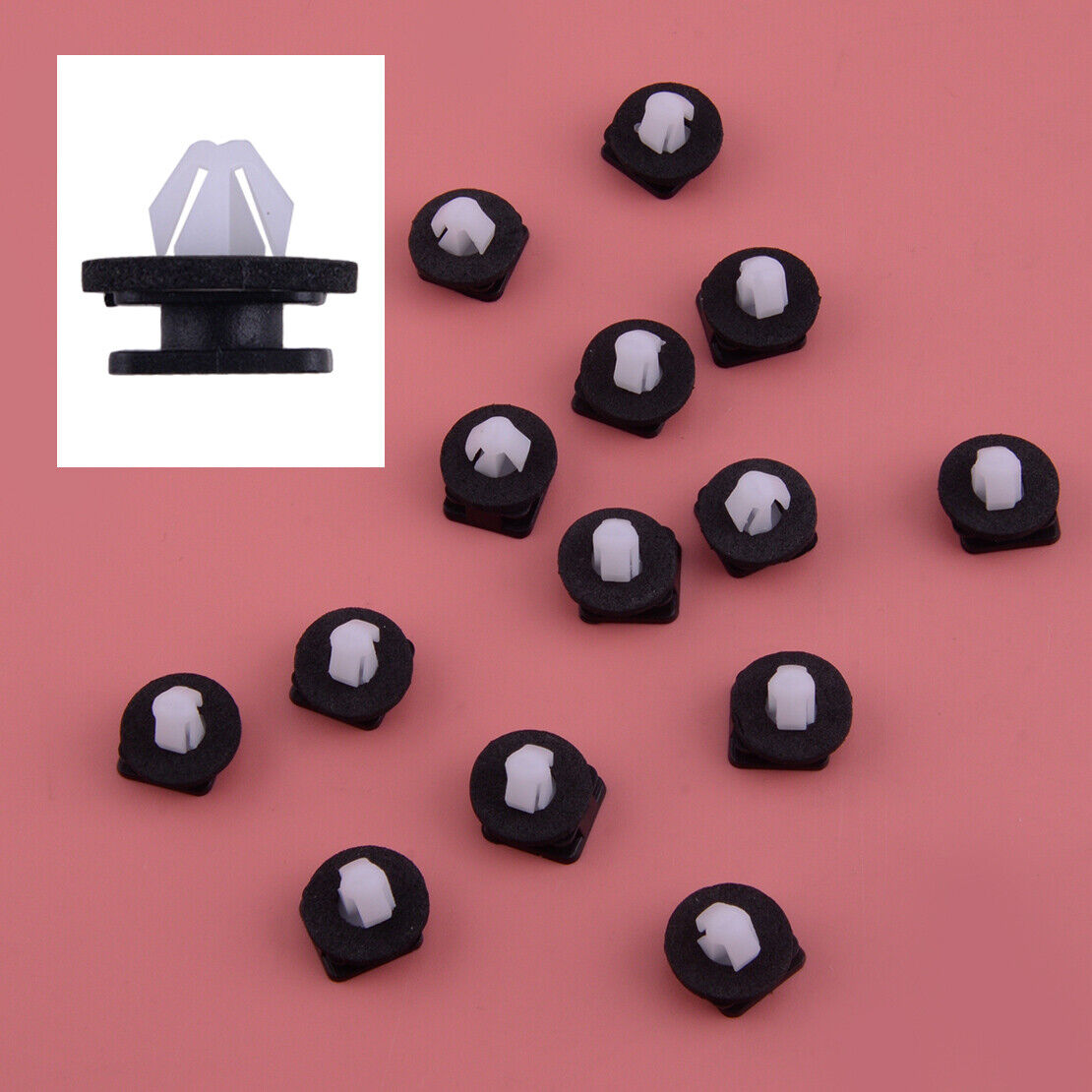 14pcs Windshield Molding Clips With Sealer fit for Ford Explorer 2011 to 2019