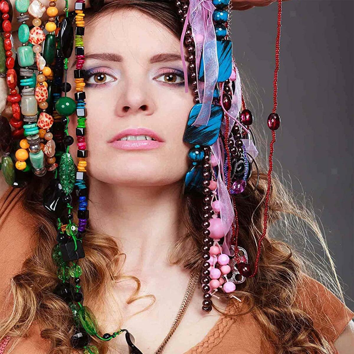 Jewelry Making Supplies Kit DIY Bracelets Beading for Earrings Making Tools