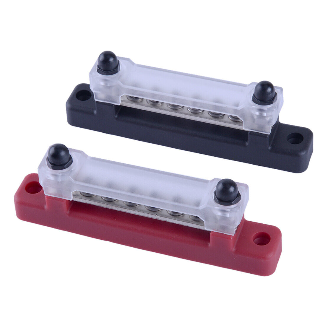 Set Auto & Marine Busbar Bus Bar Power Distribution Block 6 Way 12V 150A Acc