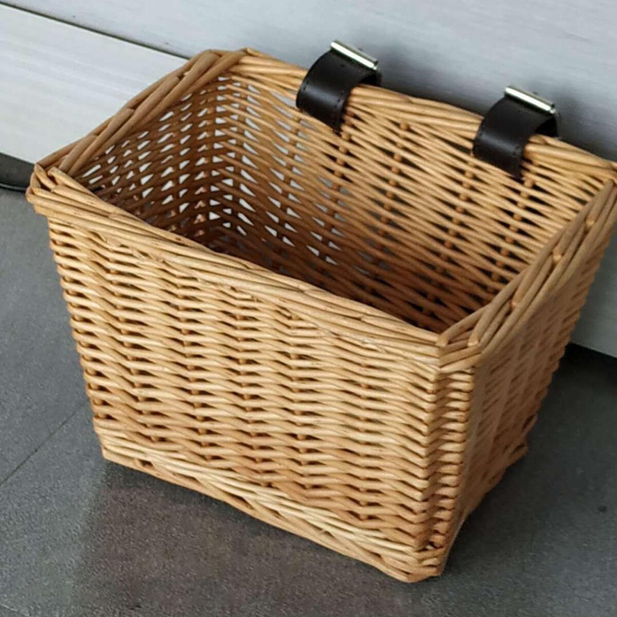 Bikes Basket Bicycle Pet Carrier Front Organizer Travel Storage Riding Cargo