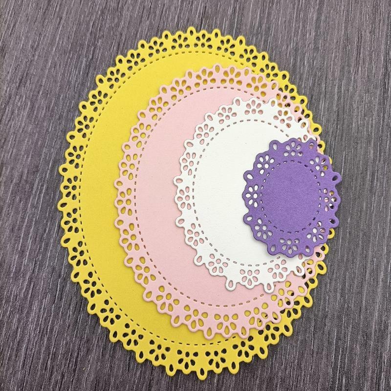 Oval Tag Metal Cutting Dies Stencil DIY Scrapbooking Album Paper Card Template