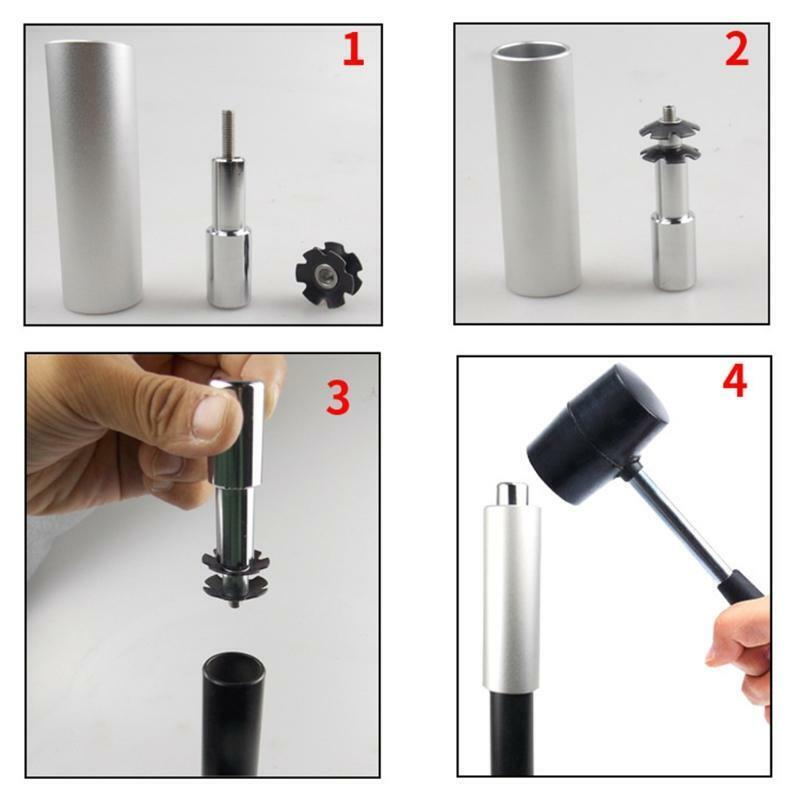 Bike Bicycle Fork Installer Headset Star Nut Install Tool Driver Setter