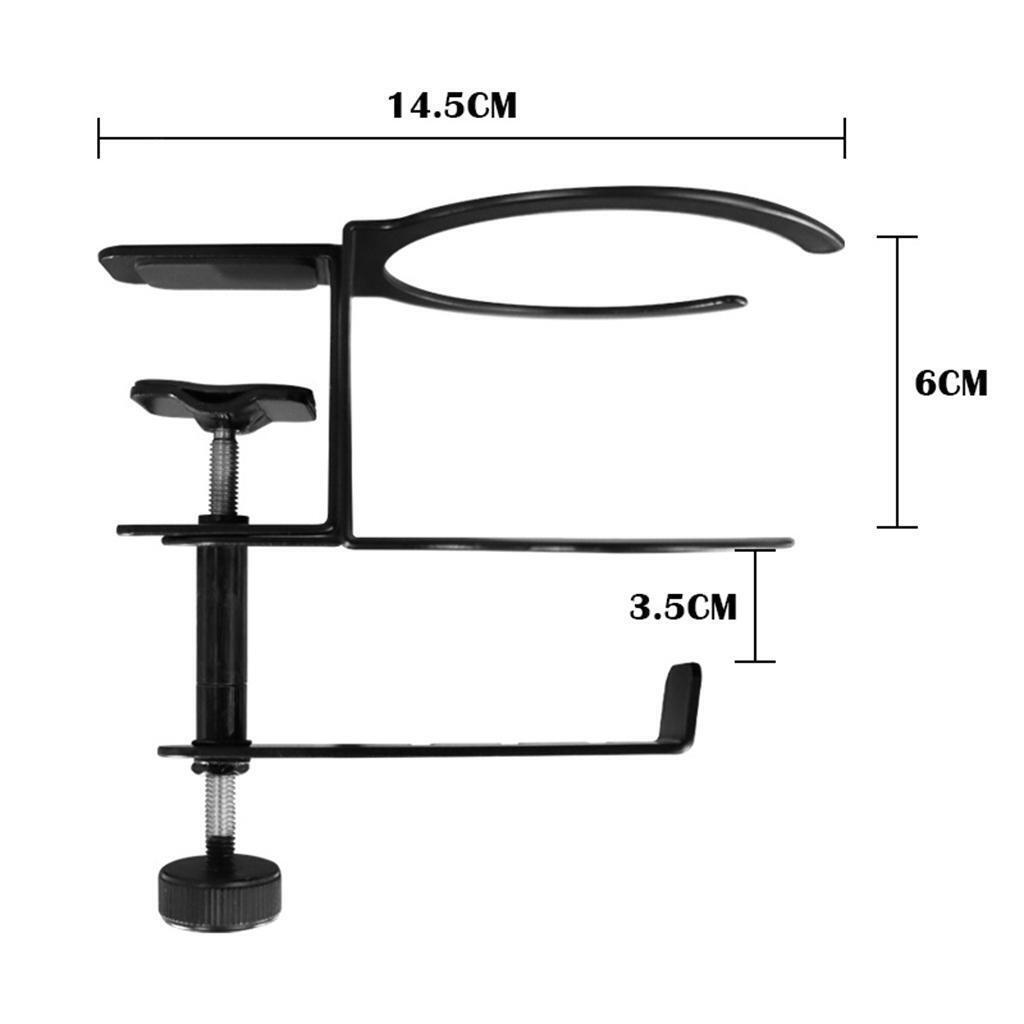Headphone Hanger Workspace Organizer Arm Clamp Headphone Hook Space