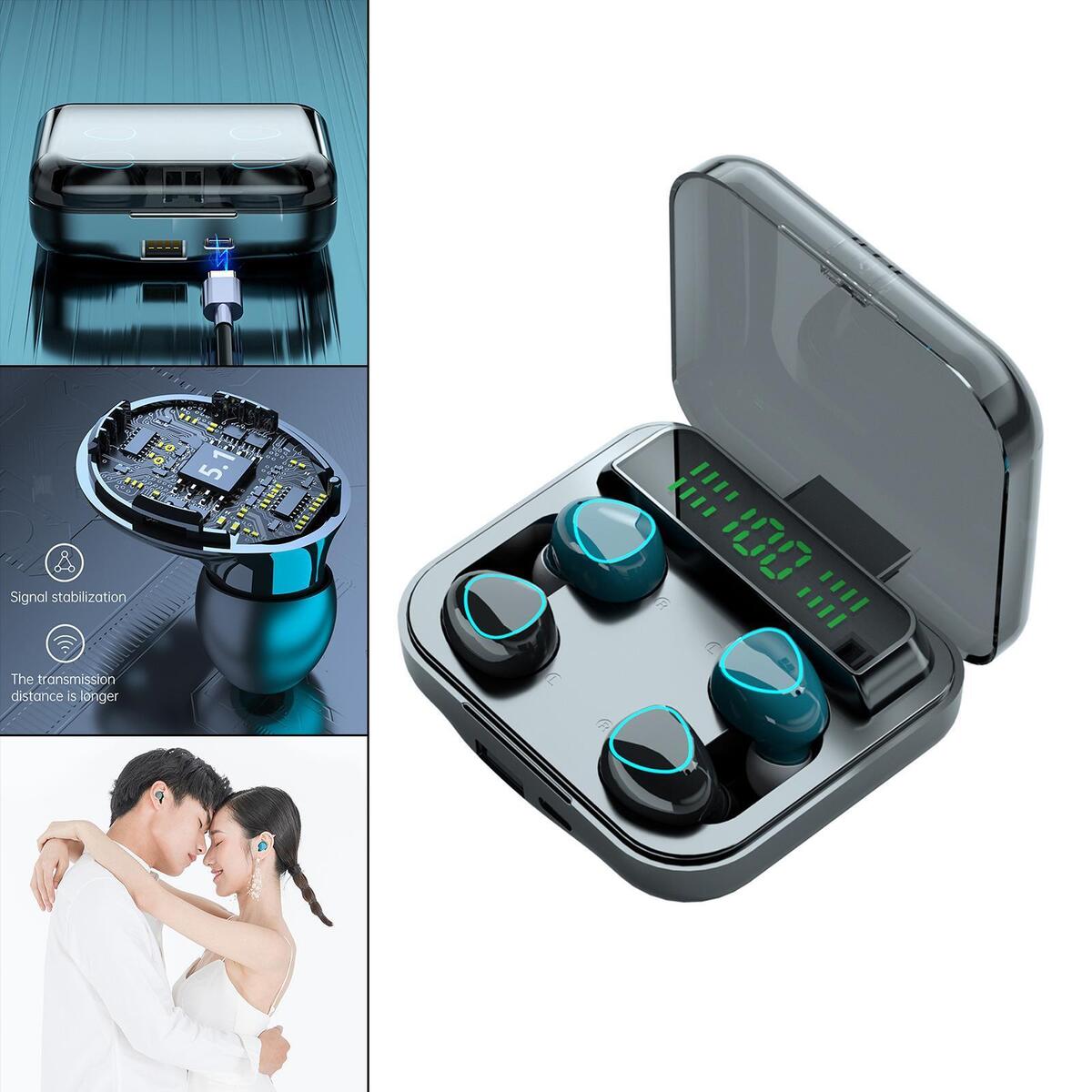 M22 Wireless Earbuds  5.1 Headset Sweatproof for Sport Working Gym