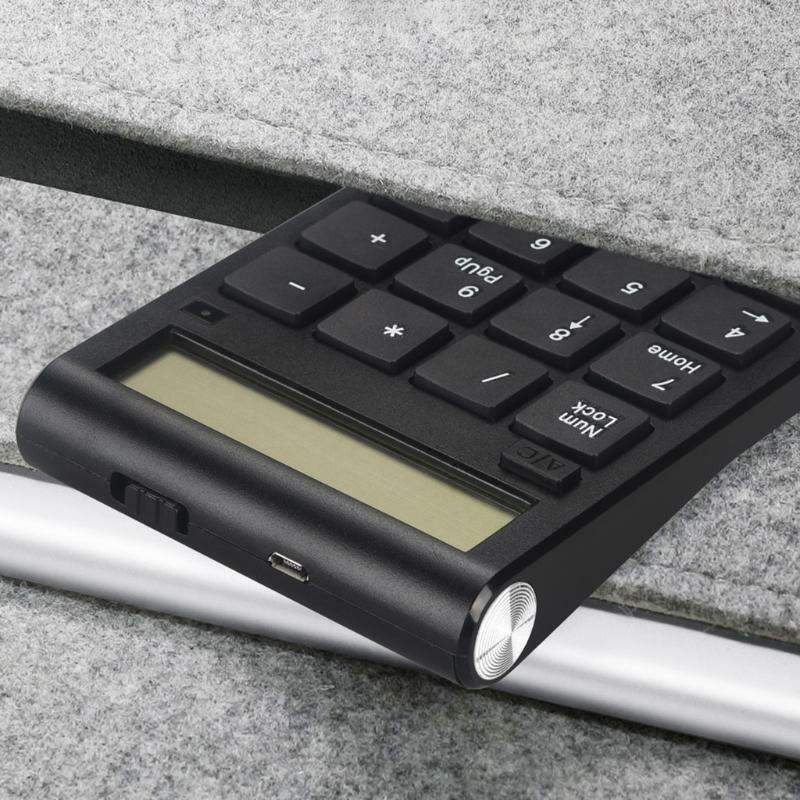 2.4G USB Wireless Numeric Keypad 20 Keys Digital Keyboard Laptop Computer Numpad