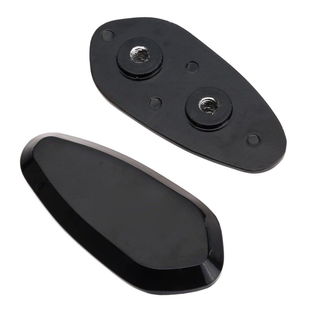 Motorcycle Black Mirror Stand Alone Block Off Base Plate Aluminum for Yamaha YZF