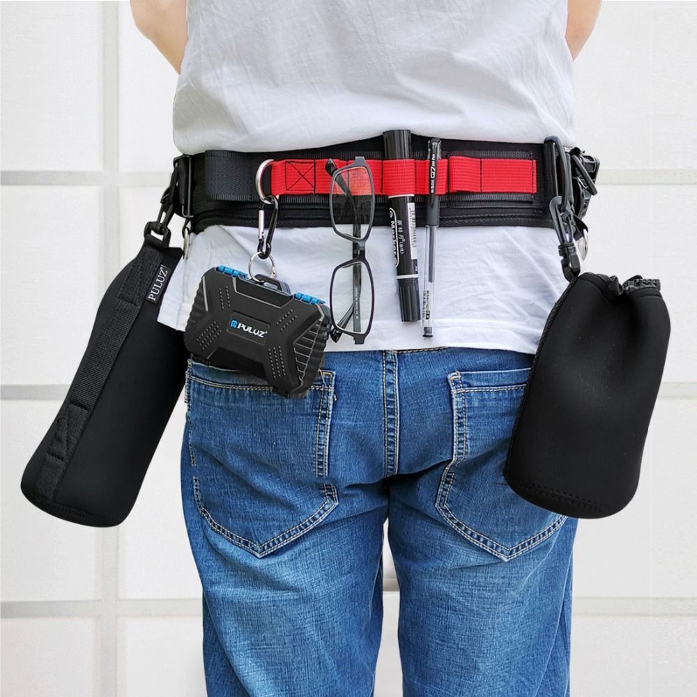 Travel Climbing Photography Belt DSLR Holder Camera Strap Lens Bag Buckle