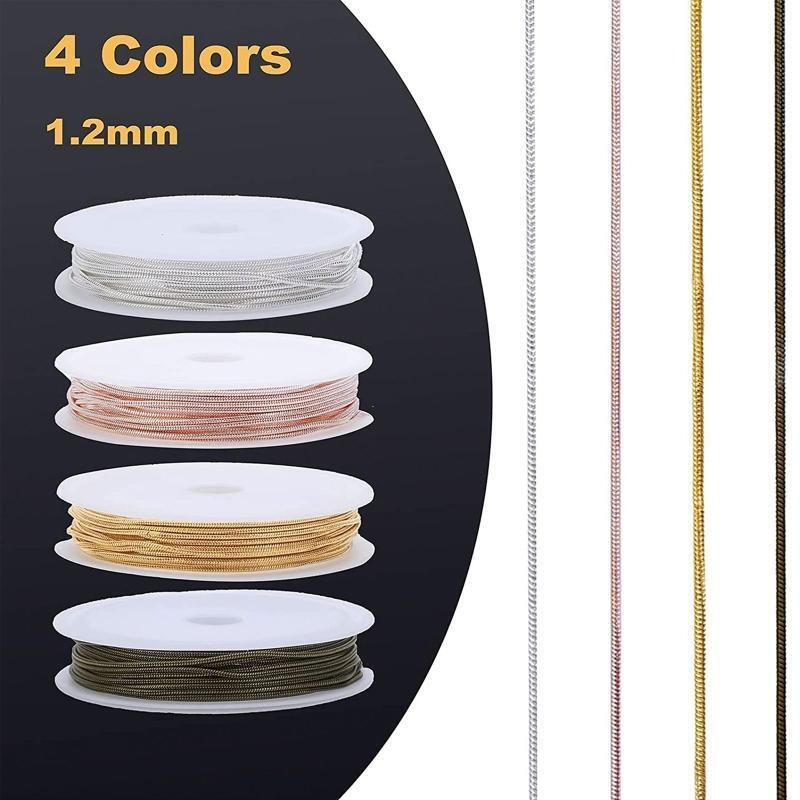 4Color Jewelry Making Chains,Jewelry Chains,Lobster Clasps,Jump Rings,Connectors