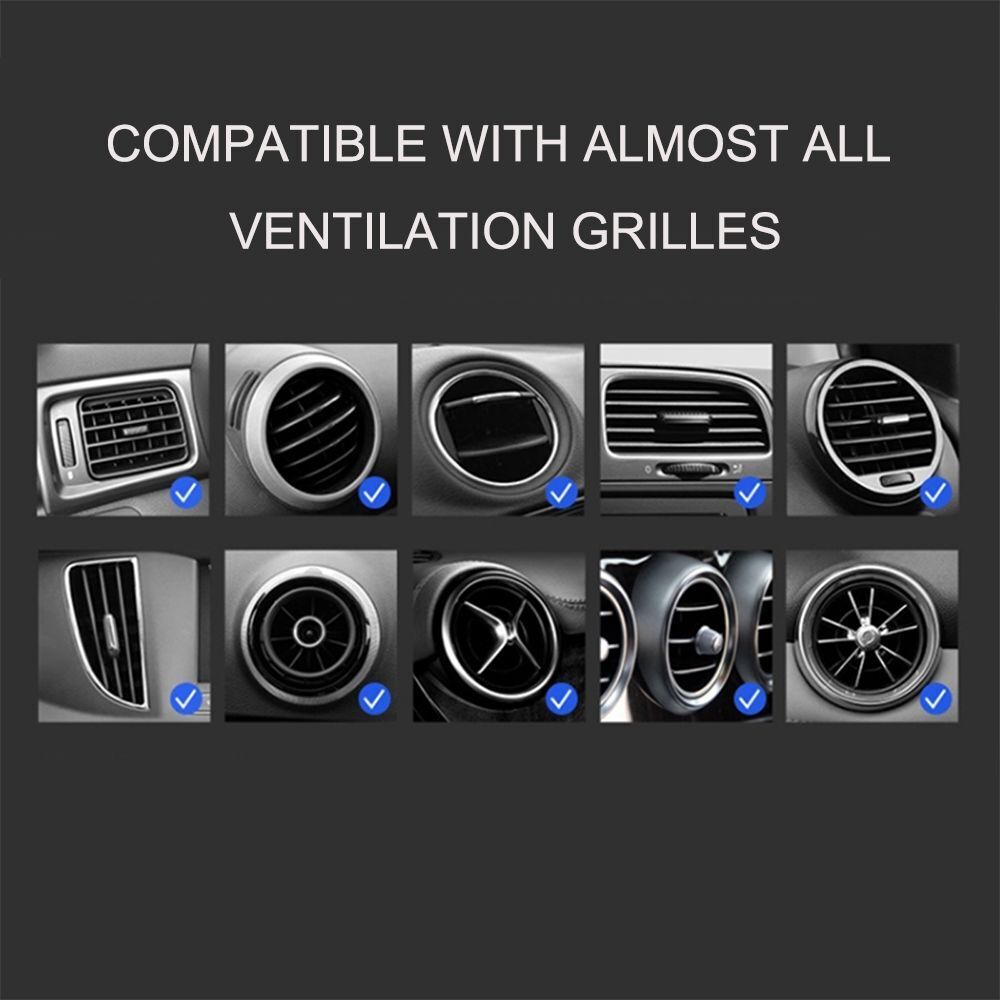 Holder for Air Vents Car Phone Holder Mobile Phone Stand 360 Degree Rotation