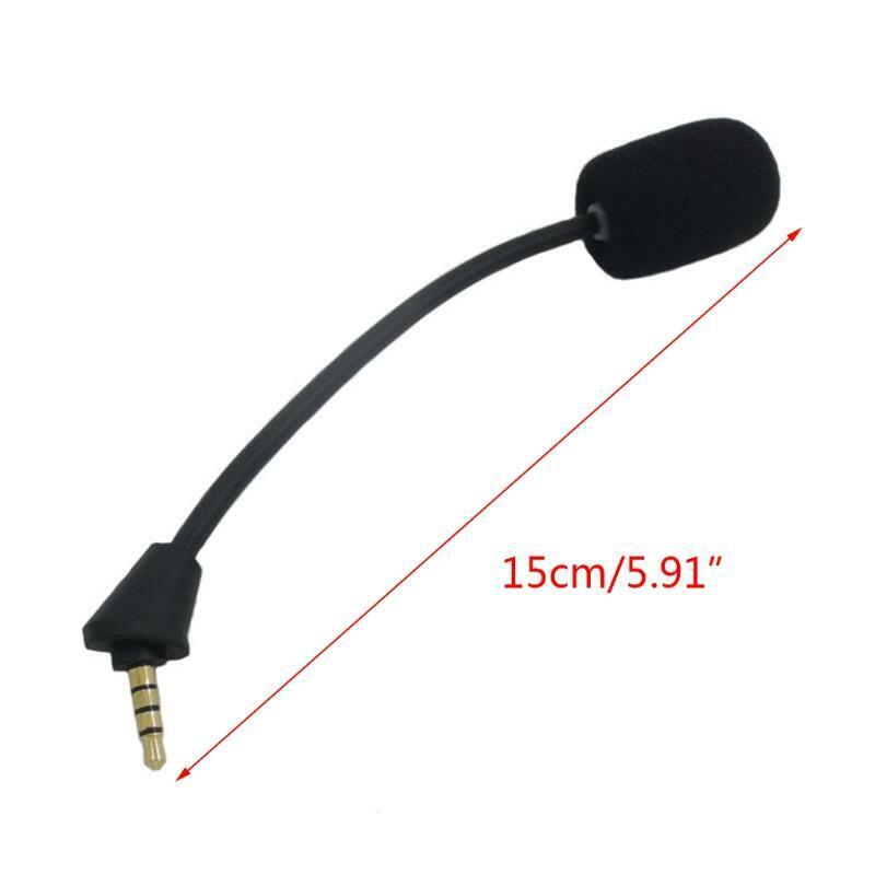 3.5mm Mic Headphone Microphone for Cloud II Wireless Gaming Headsets Game Mic