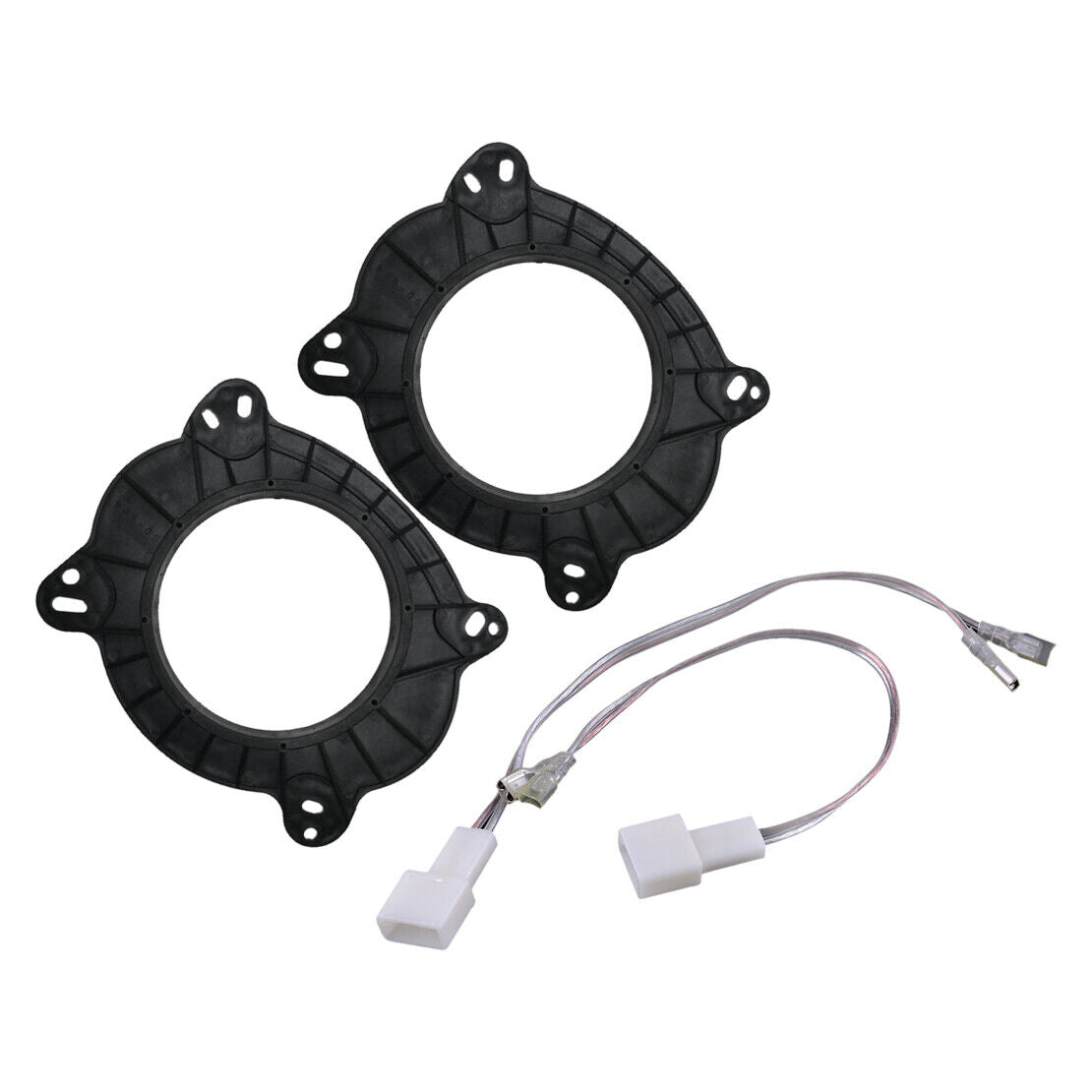 2x Front Door Speaker Adapter Rings & Cable Wire Harness Fit for Subaru Legacy