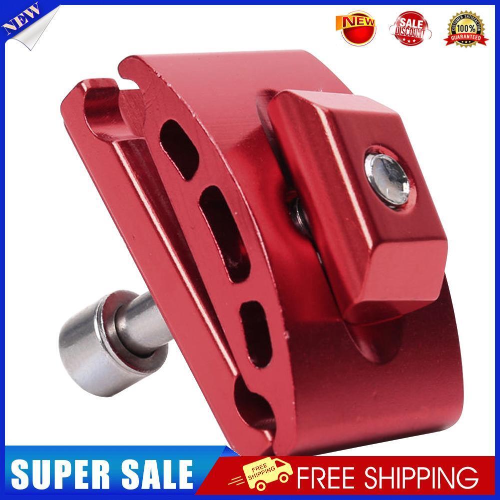 Aluminum Bicycle Seatpost Clamps Head Single Nail Seat Tube Head (Red)