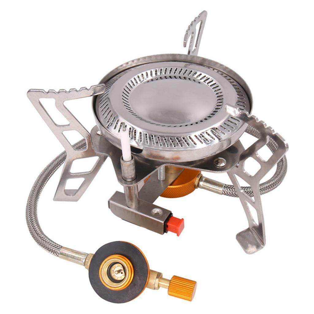 4600W Camping Gas Stove Outdoor Backpacking with Carrying Case Picnic Hiking