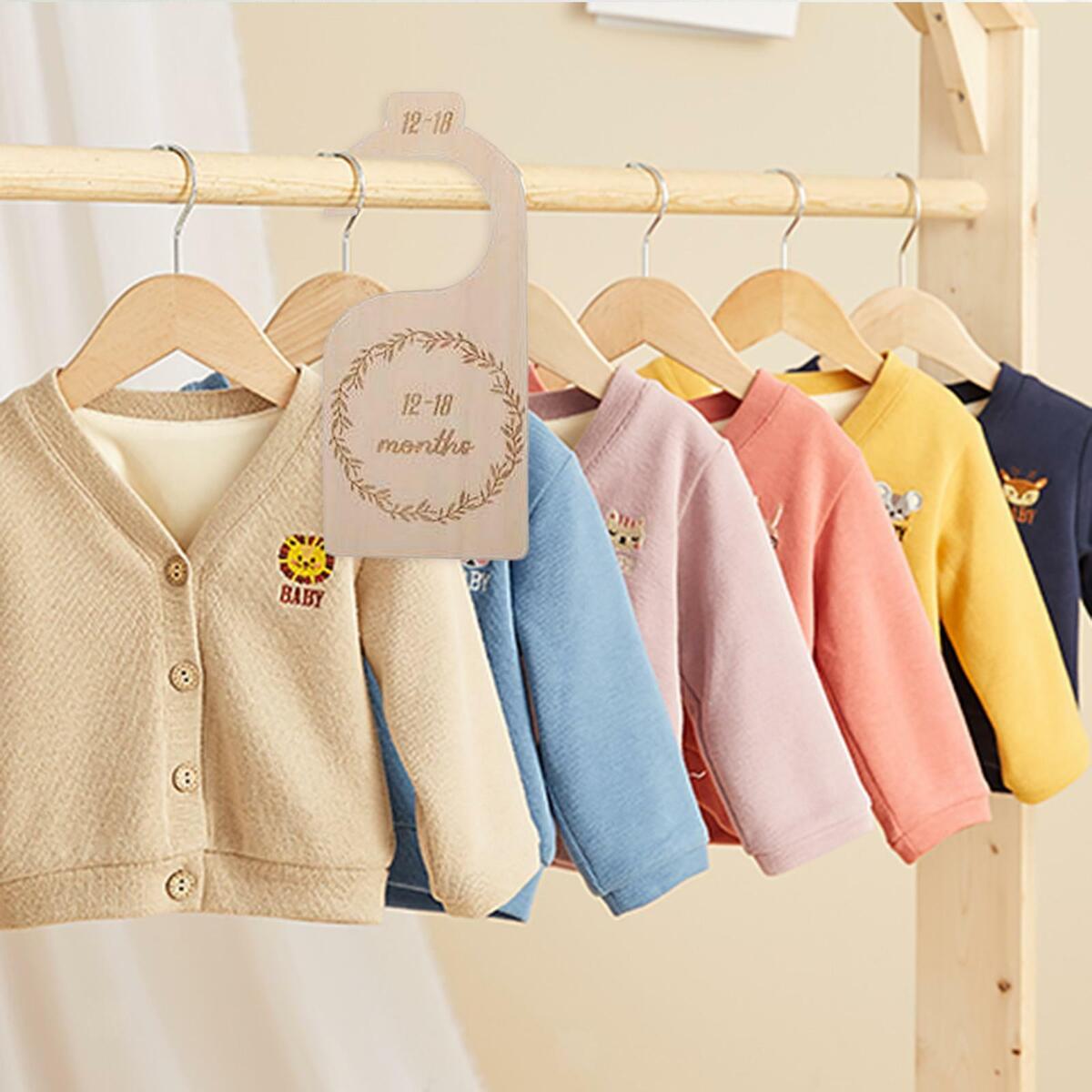 14x Baby Closet Divider Hanging  Clothes Nursery Closet Organizers