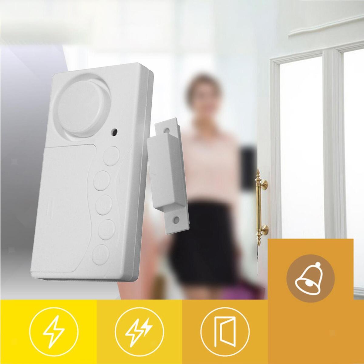 108dB Loud Door Sensor Alarm Security Alarm for Office Freezer Elderly