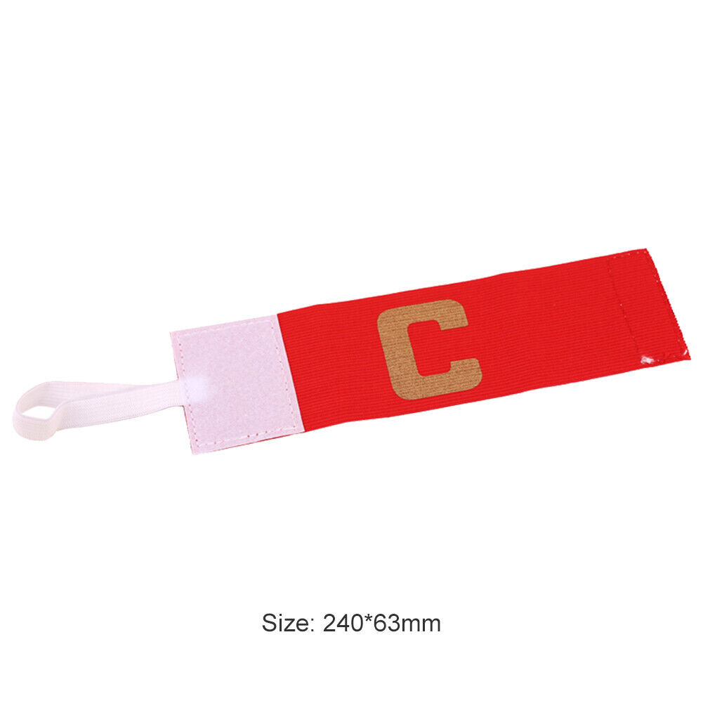 Soccer Football Captain Arm Band Leader Competition Armband for Kids (Red)