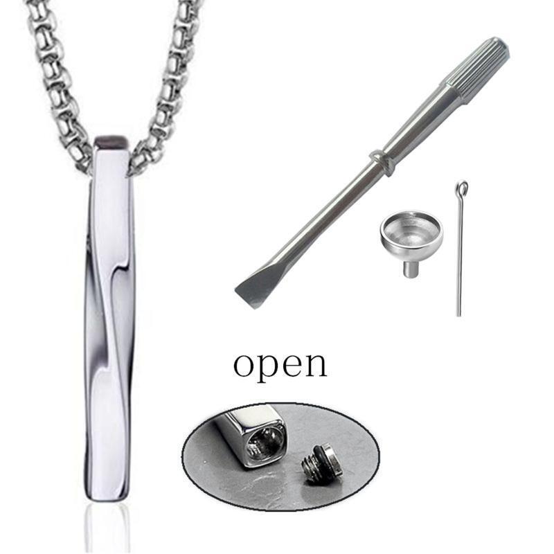 Urn Necklace Pendant for Ashes Charming Long Pendant Necklace Cremation Jewelry