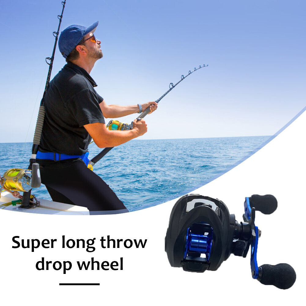7.2/1 Low Profile Baitcasting Fishing Reel Anti-Tangle Fishing Reel (Right)