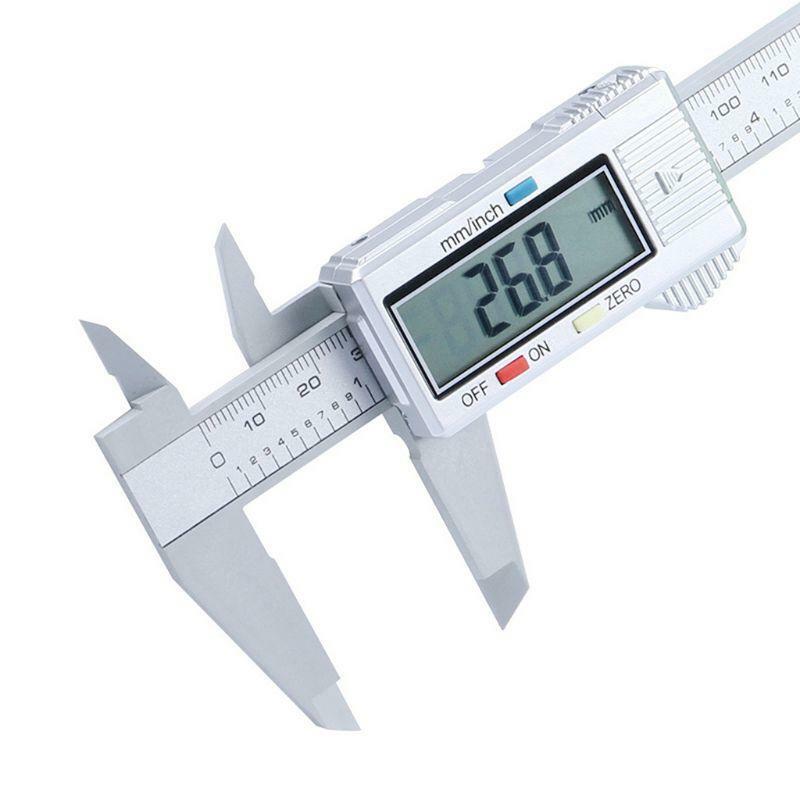 6inch 150mm LCD Digital Electronic Carbon Fiber Vernier Caliper Gauge Micrometer