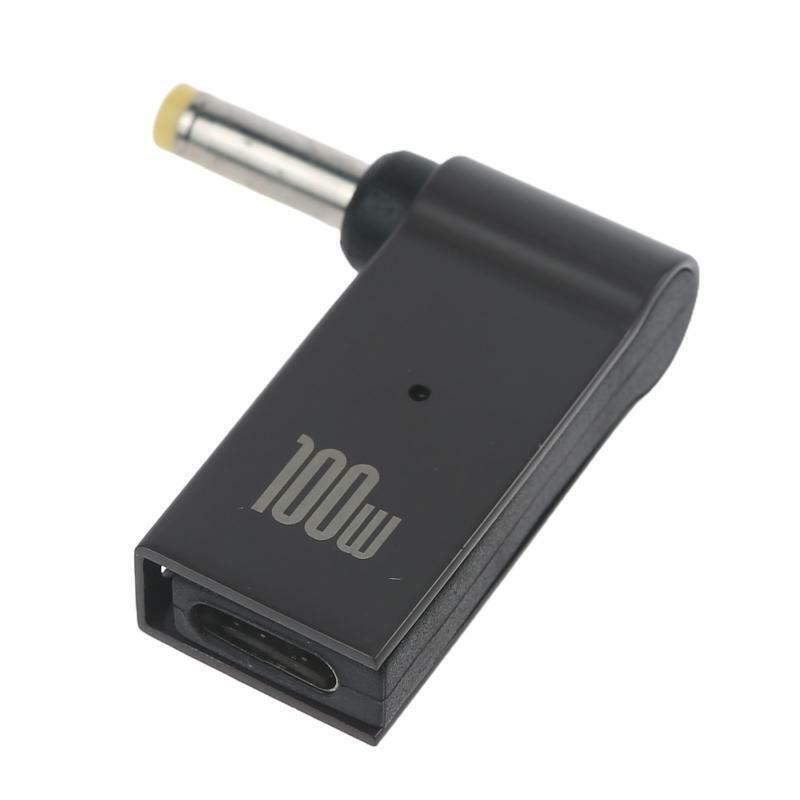Type C Female to 4.0x17mm Adapter for Travel Bussiness Trip PD 100W for Laptops