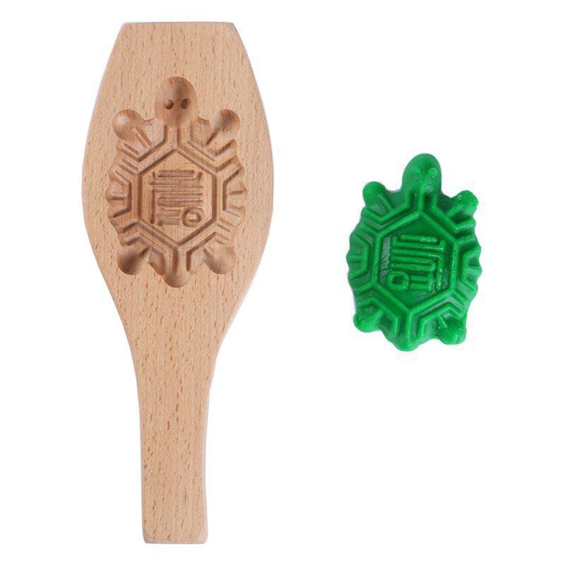 Wooden Mooncake Biscuit Cake Pumpkin Pie Mold DIY Baking Pastry Fondant Decor