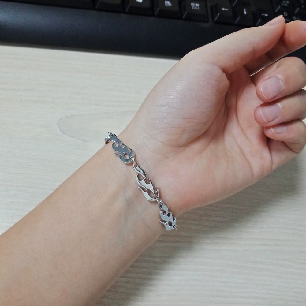 Jewelry Hip Hop Wave Sun Bangles Rock Jewelry Accessories Fire Flame Bracelet