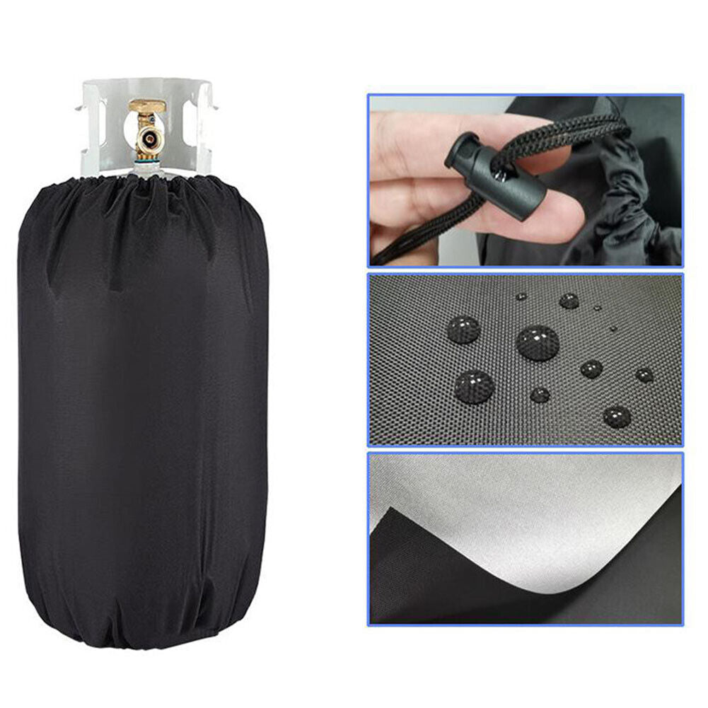Outdoor Barbecue Gas Cylinder Waterproof Cover Oxford Cloth Dust-proof Wrap
