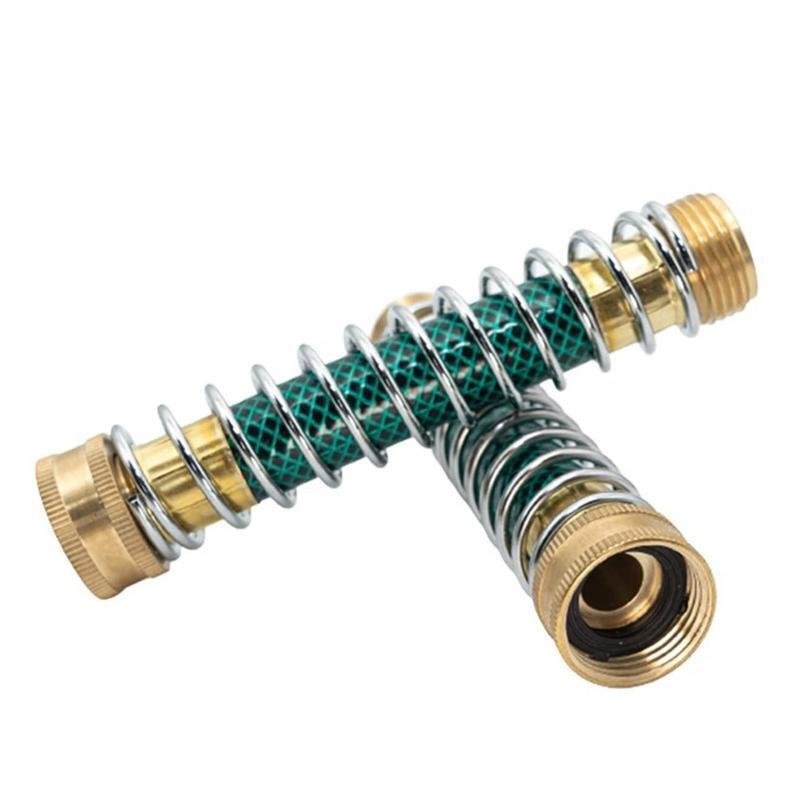 Hose Connector with Coil Spring Easy Installation Garden Hose Extension Adapter