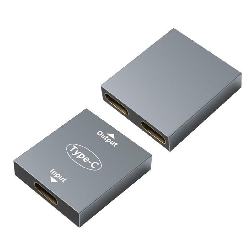 High Quality USB C One Female to Two Female One Point Two Metal Adapter