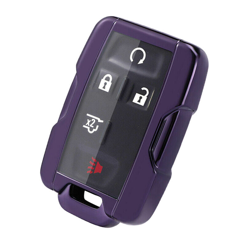 TPU Remote Key Case Cover fit for GMC Sierra Yukon Chevrolet Suburban Tahoe