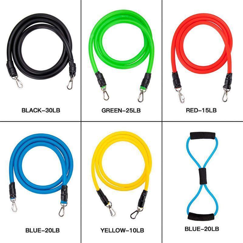 8-Shaped Fitness Equipment Resistance Band Foldable Chest Expander Sculpt Rally