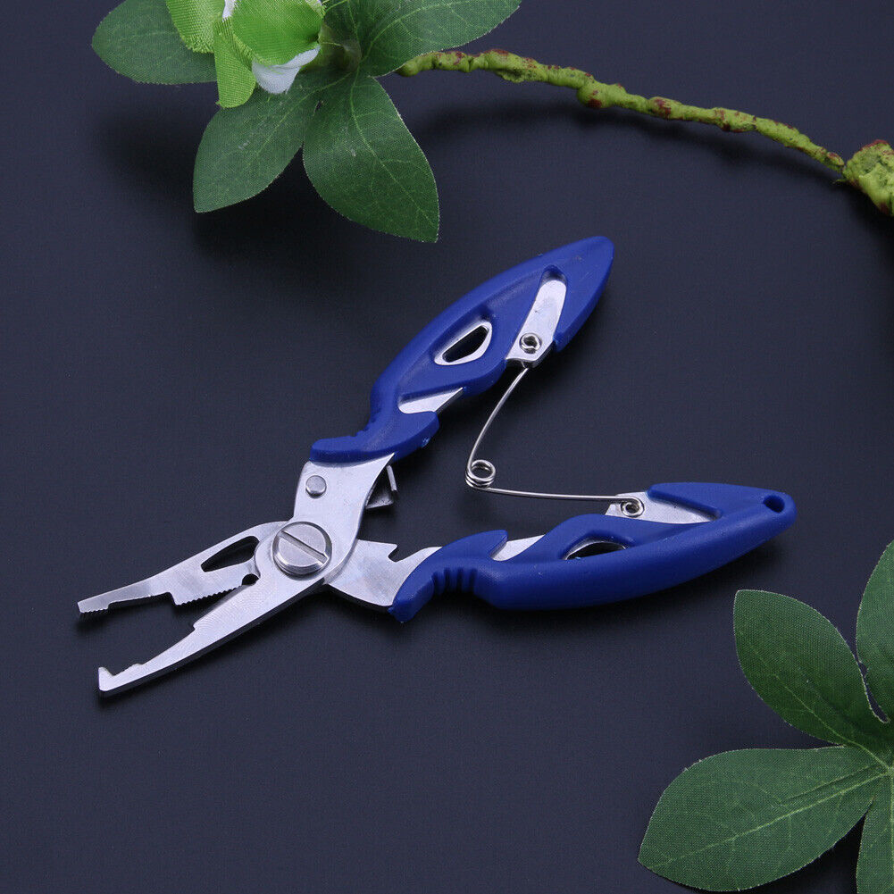Fishing Pliers Split Ring Scissors Wire Line Cutter Hook Removers