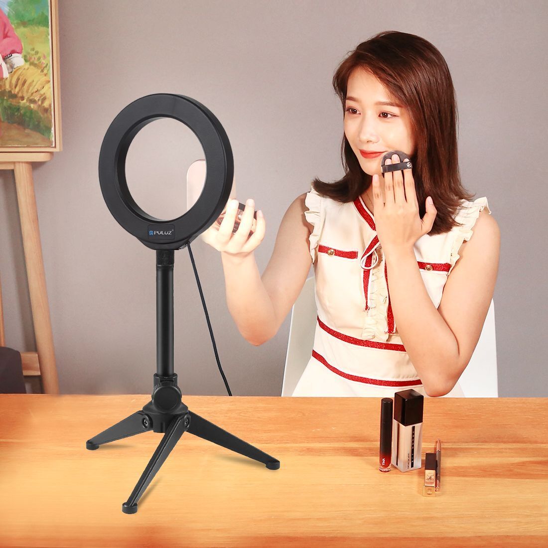 Ring Light Video Light Tripod Stand Holder Fill Light For YouTube Tik Tok