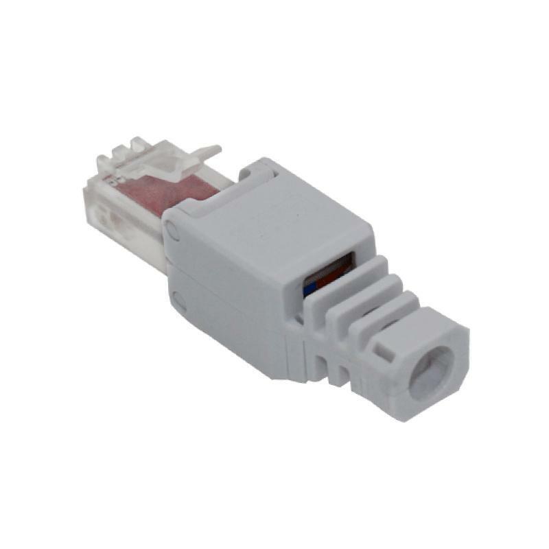 Rj45 Ethernet Connectors Tool-less Crystal Head Plugs Cat6 Unshielded Connector