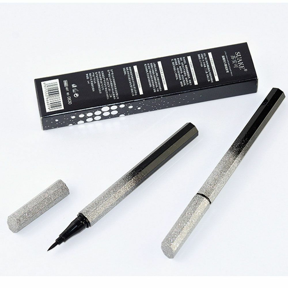 Black Smooth Cosmetic Waterproof Eye Liner Pen Long Lasting Liquid Eyeliner