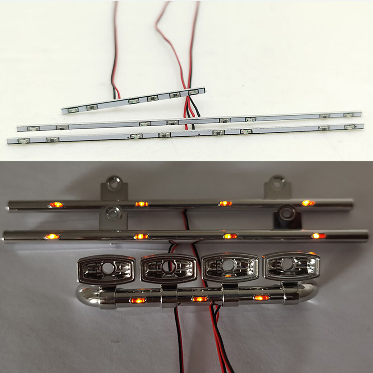 For Tamiya 1/14 Scania 770s 56368 RC Truck LED Light Bar Side Light Lamp Strip